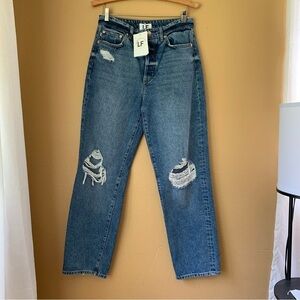 Lovers + Friends Ryan High Rise Straight Jean
